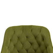 Green velvet fabric modern leisure office chair by La Spezia additional picture 7