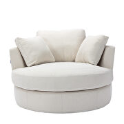 Modern leisure swivel accent barrel chair additional photo 3 of 9