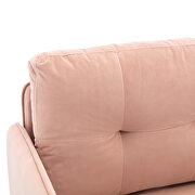 Pink velvet chaise lounge chair /accent chair additional photo 4 of 15