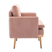 Pink velvet chaise lounge chair /accent chair by La Spezia additional picture 8