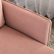 Pink velvet chaise lounge chair /accent chair by La Spezia additional picture 10