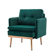 Green velvet chaise lounge chair /accent chair by La Spezia additional picture 11