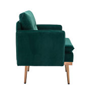 Green velvet chaise lounge chair /accent chair by La Spezia additional picture 14