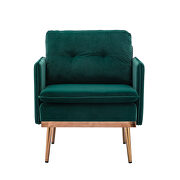 Green velvet chaise lounge chair /accent chair by La Spezia additional picture 6