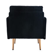 Black velvet chaise lounge chair /accent chair by La Spezia additional picture 2