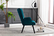 Accent chair living room/bed room, modern leisure teal chair by La Spezia additional picture 16