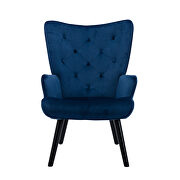 Accent chair living room/bed room, modern leisure navy chair by La Spezia additional picture 7