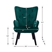 Accent chair living room/bed room, modern leisure green chair by La Spezia additional picture 14