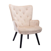 Accent chair living room/bed room, modern leisure beige chair by La Spezia additional picture 9