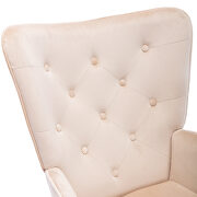 Accent chair living room/bed room, modern leisure beige chair by La Spezia additional picture 10