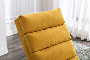 Mustard linen modern chaise lounge chair by La Spezia additional picture 7