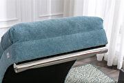 Blue linen modern chaise lounge chair by La Spezia additional picture 11