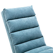 Blue linen modern chaise lounge chair by La Spezia additional picture 5