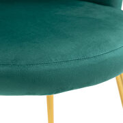 High-quality emerald fabric upholstery accent chair by La Spezia additional picture 2