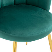High-quality emerald fabric upholstery accent chair by La Spezia additional picture 10