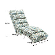 Rug flower linen modern chaise lounge chair by La Spezia additional picture 10