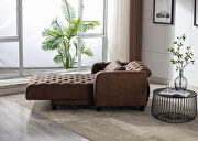 Brown high-quality fabric leisure barry sofa by La Spezia additional picture 11