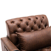 Brown high-quality fabric leisure barry sofa by La Spezia additional picture 7