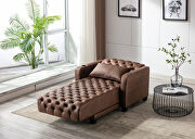 Brown high-quality fabric leisure barry sofa by La Spezia additional picture 10