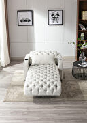 Beige high-quality fabric leisure barry sofa by La Spezia additional picture 2