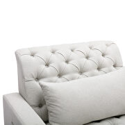 Beige high-quality fabric leisure barry sofa by La Spezia additional picture 6