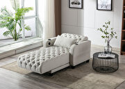 Beige high-quality fabric leisure barry sofa by La Spezia additional picture 7