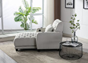 Beige high-quality fabric leisure barry sofa by La Spezia additional picture 9