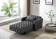 Dark gray high-quality fabric leisure barry sofa by La Spezia additional picture 2