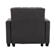 Dark gray high-quality fabric leisure barry sofa by La Spezia additional picture 11