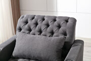Dark gray high-quality fabric leisure barry sofa by La Spezia additional picture 12