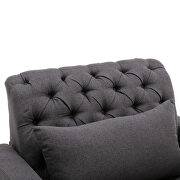 Dark gray high-quality fabric leisure barry sofa by La Spezia additional picture 5