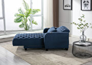 Navy high-quality fabric leisure barry sofa by La Spezia additional picture 4