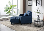 Navy high-quality fabric leisure barry sofa by La Spezia additional picture 7