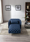 Navy high-quality fabric leisure barry sofa by La Spezia additional picture 8