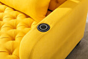 Yellow high-quality fabric leisure barry sofa by La Spezia additional picture 2