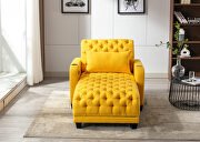 Yellow high-quality fabric leisure barry sofa by La Spezia additional picture 3