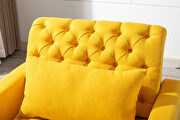 Yellow high-quality fabric leisure barry sofa by La Spezia additional picture 7
