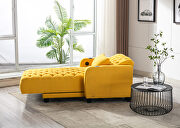 Yellow high-quality fabric leisure barry sofa by La Spezia additional picture 9