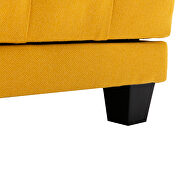 Yellow high-quality fabric leisure barry sofa by La Spezia additional picture 10