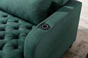Green high-quality fabric leisure barry sofa by La Spezia additional picture 5