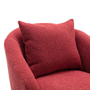 High-quality fabric leisure chair in red by La Spezia additional picture 4