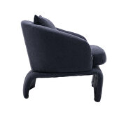 High-quality fabric leisure chair in navy by La Spezia additional picture 4