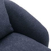 High-quality fabric leisure chair in navy by La Spezia additional picture 6