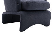 High-quality fabric leisure chair in navy by La Spezia additional picture 9