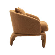 High-quality coffee fabric leisure chair by La Spezia additional picture 13