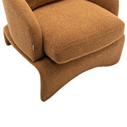 High-quality coffee fabric leisure chair by La Spezia additional picture 4