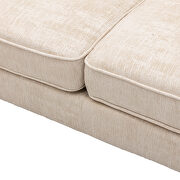 Beige fabric accent sectional sofa by La Spezia additional picture 2