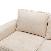 Beige fabric accent sectional sofa by La Spezia additional picture 3