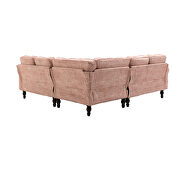 Pink fabric accent sectional sofa by La Spezia additional picture 10