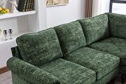 Emerald fabric accent sectional sofa by La Spezia additional picture 3